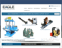 Tablet Screenshot of eagleengineeringinc.com